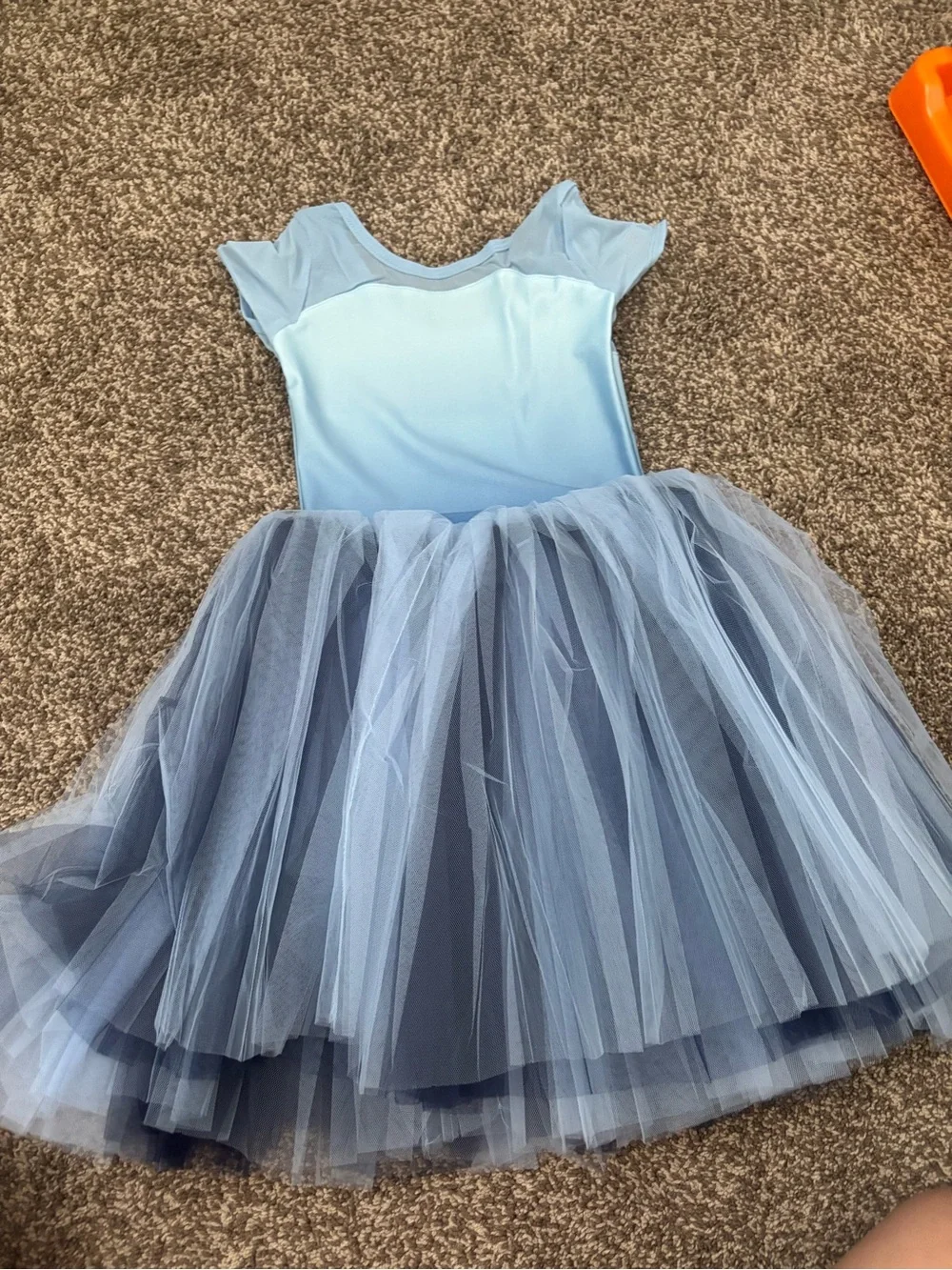 Blue Ombre Tulle Princess Costume Dress - Kids 4/5